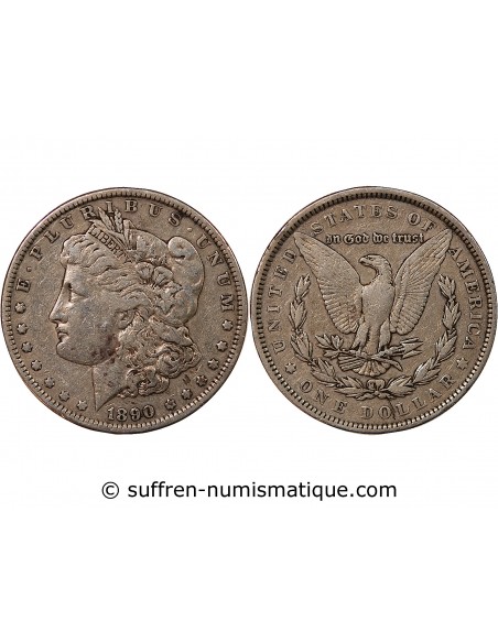 USA - MORGAN DOLLAR ARGENT 1890 PHILADELPHIE