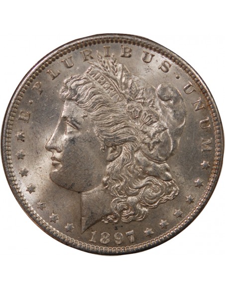 USA - MORGAN DOLLAR ARGENT 1897 PHILADELPHIE