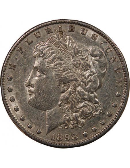 USA - MORGAN DOLLAR ARGENT 1898 PHILADELPHIE