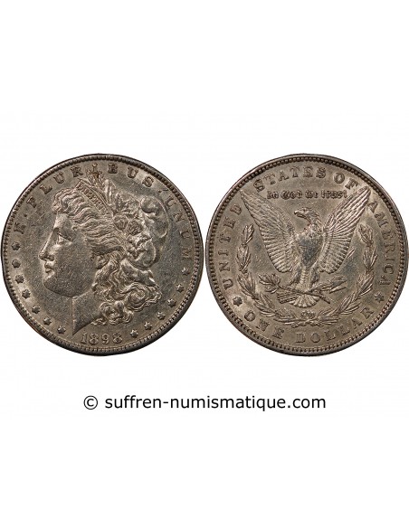 USA - MORGAN DOLLAR ARGENT 1898 PHILADELPHIE