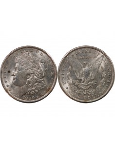USA - MORGAN DOLLAR ARGENT 1900 PHILADELPHIE 2