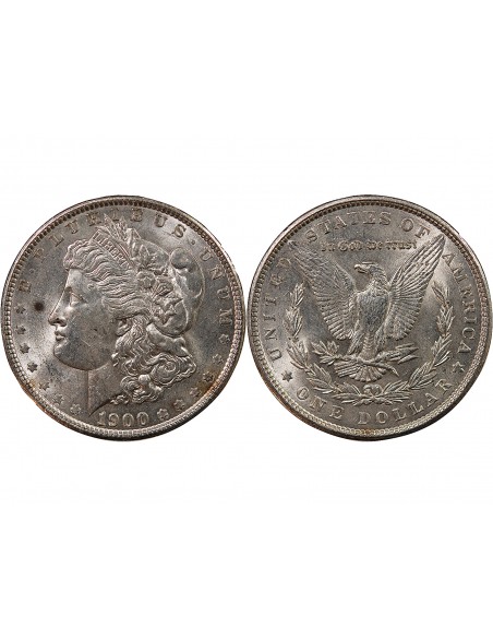 USA - MORGAN DOLLAR ARGENT 1900 PHILADELPHIE