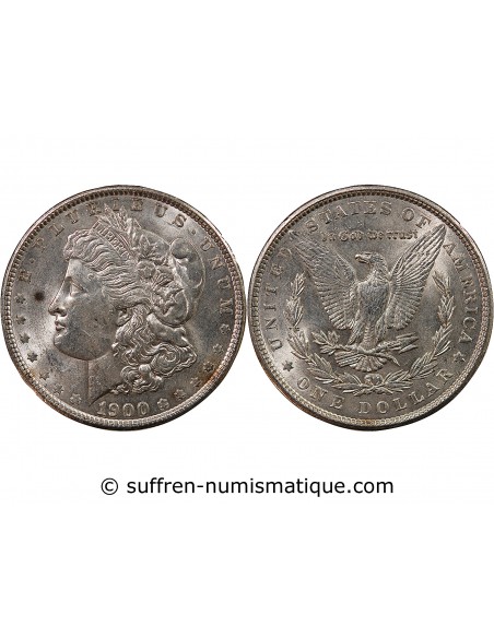 USA - MORGAN DOLLAR ARGENT 1900 PHILADELPHIE