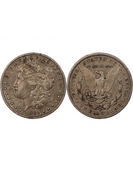 USA - MORGAN DOLLAR ARGENT 1901 NEW ORLEANS