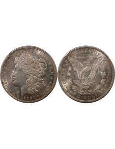 USA - MORGAN DOLLAR ARGENT 1921 PHILADELPHIE 2