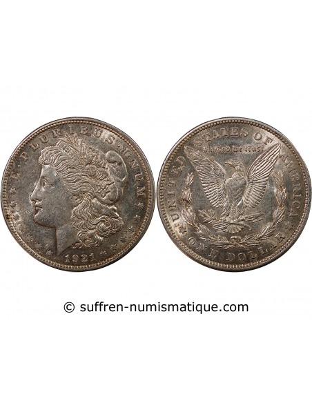 USA - MORGAN DOLLAR ARGENT 1921 PHILADELPHIE