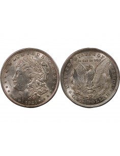 USA - MORGAN DOLLAR ARGENT 1921 PHILADELPHIE 2