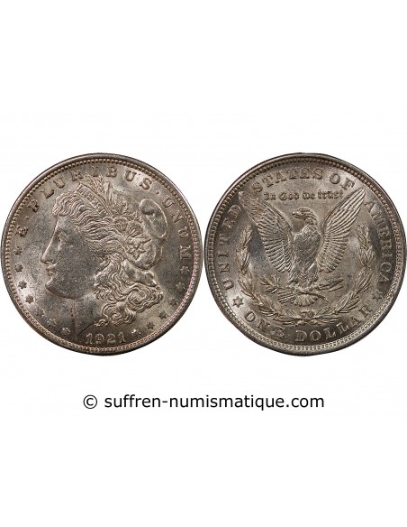 USA - MORGAN DOLLAR ARGENT 1921 PHILADELPHIE