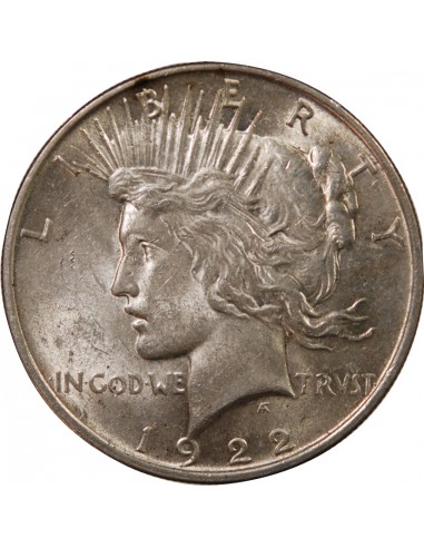 USA - PEACE DOLLAR ARGENT 1922 PHILADELPHIE