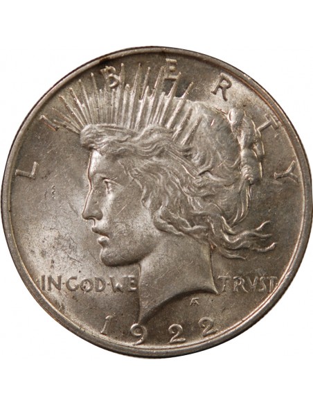 USA - PEACE DOLLAR ARGENT 1922 PHILADELPHIE