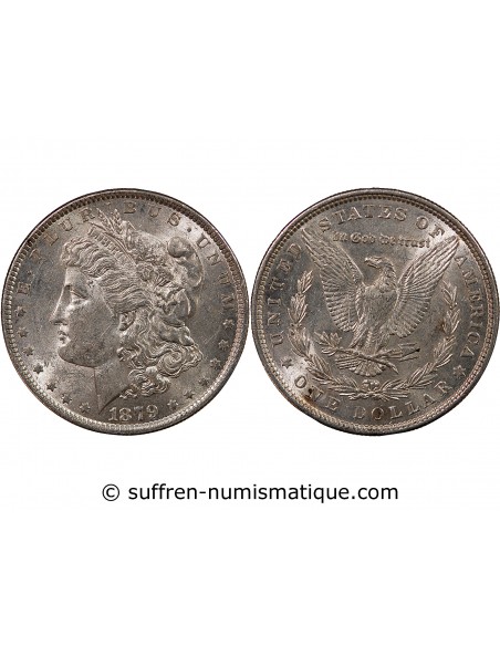 USA - MORGAN DOLLAR ARGENT 1879 PHILADELPHIE