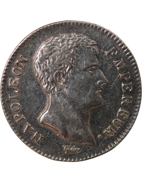 Napoléon Ier, Empereur de France, Roi d'Italie Franc Argent AN 13 A Paris