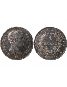 Napoléon Ier, Empereur de France, Roi d'Italie Franc Argent AN 13 A Paris 2