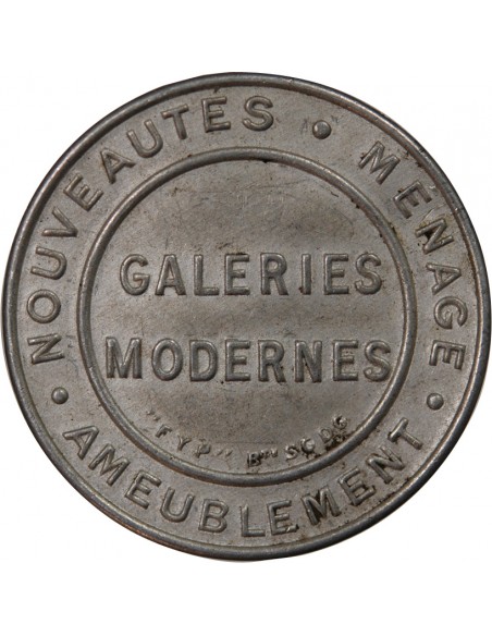 GALERIES MODERNES - MONNAIE-TIMBRE DE 5 CENTIMES