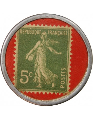 GALERIES MODERNES - MONNAIE-TIMBRE DE 5 CENTIMES