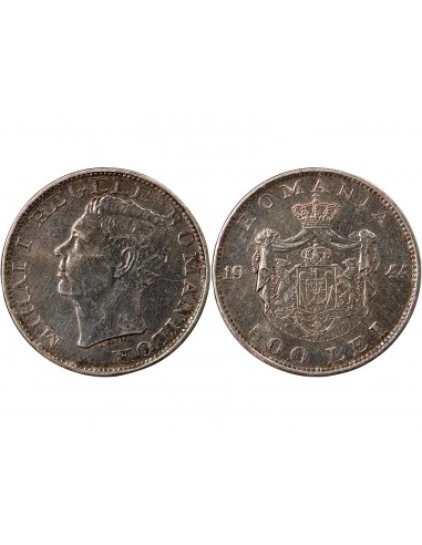 ROUMANIE, MIHAI Ier - 500 LEI ARGENT 1944