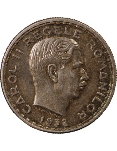 ROUMANIE, CAROL II - 100 LEI ARGENT 1932 HEATON