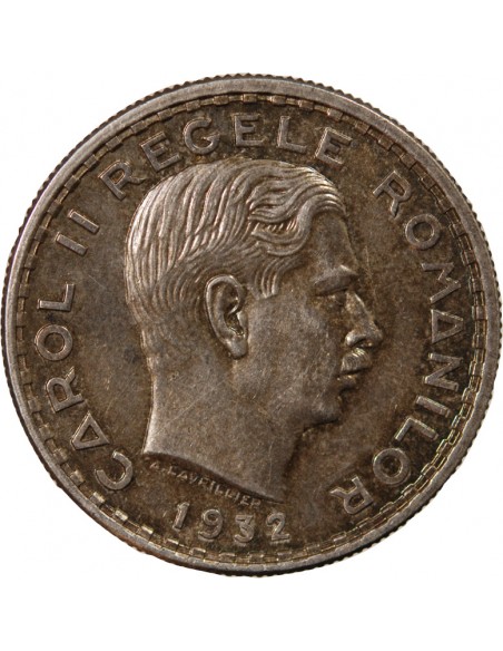 ROUMANIE, CAROL II - 100 LEI ARGENT 1932 HEATON
