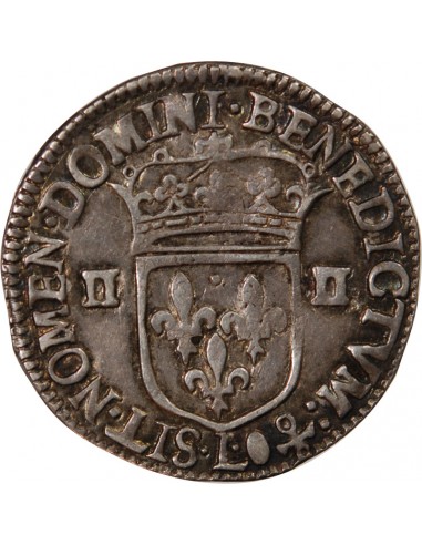 LOUIS XIII - 1/4 ECU ARGENT 1642 L BAYONNE