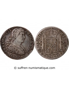 MEXIQUE, FERDINAND VII - 8 REALES ARGENT 1811 Mo HJ