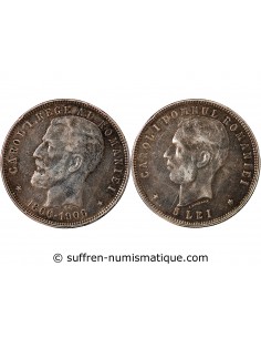 ROUMANIE, CAROL Ier - 5 LEI 1906