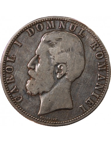 ROUMANIE, CAROL Ier - 5 LEI 1880 BUCAREST