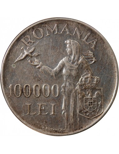 ROUMANIE, MIHAI Ier - 100000 LEI 1946