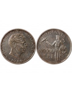 ROUMANIE, MIHAI Ier - 100000 LEI 1946 2