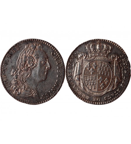 JETONS DES ETATS DE BRETAGNE LOUIS XV 1766 RENNES Daniel N°115