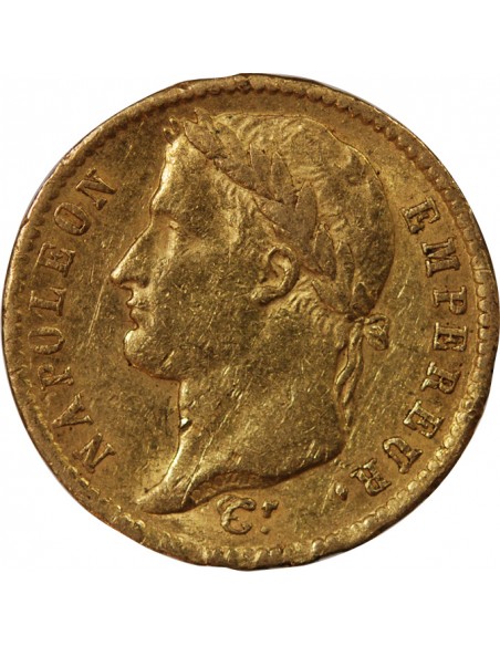 NAPOLEON Ier - 20 FRANCS OR 1812 L BAYONNE
