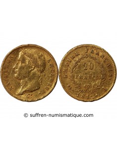 NAPOLEON Ier - 20 FRANCS OR 1812 L BAYONNE