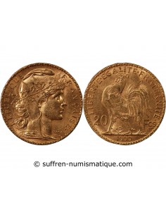 MARIANNE, COQ - 20 FRANCS OR 1900