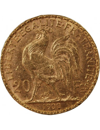 MARIANNE, COQ - 20 FRANCS OR 1900