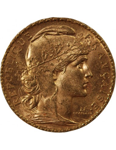 MARIANNE, COQ - 20 FRANCS OR 1900