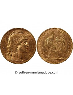 MARIANNE, COQ - 20 FRANCS OR 1900