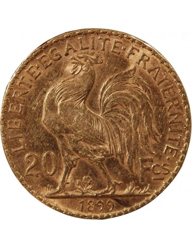 MARIANNE, COQ - 20 FRANCS OR 1899