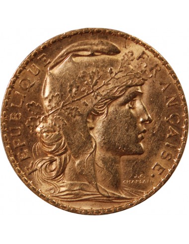 MARIANNE, COQ - 20 FRANCS OR 1899