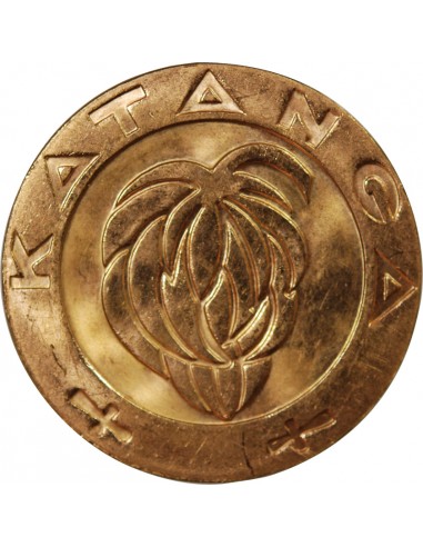 KATANGA - 5 FRANCS OR 1961 RARE