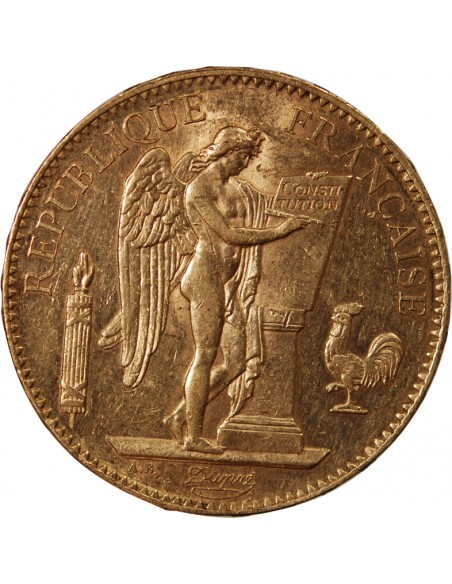GENIE - 100 FRANCS OR 1899 "Dieu protège la France"﻿﻿
