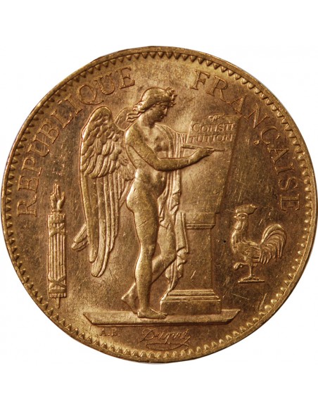 GENIE - 100 FRANCS OR 1905 "Dieu protège la France"﻿﻿