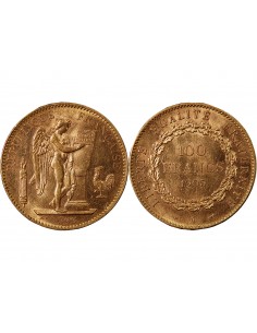 GENIE - 100 FRANCS OR 1905 "Dieu protège la France"﻿﻿ 2