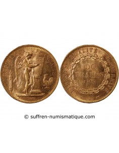 GENIE - 100 FRANCS OR 1905 "Dieu protège la France"﻿﻿