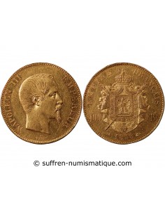 NAPOLEON III - 100 FRANCS OR 1858 A PARIS﻿