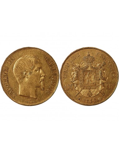 NAPOLEON III - 100 FRANCS OR 1858 A PARIS﻿