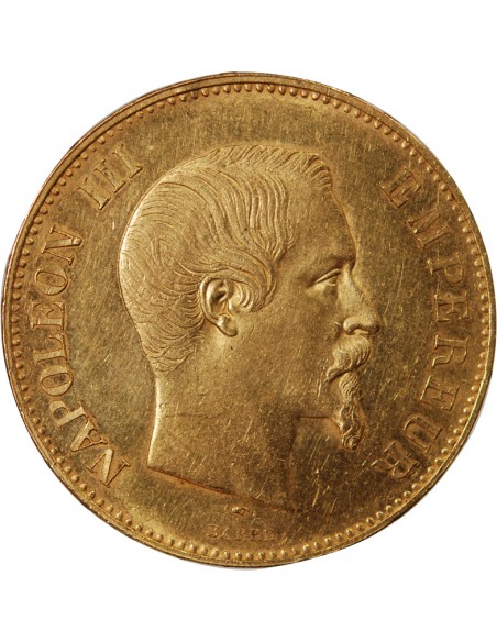 NAPOLEON III - 100 FRANCS OR 1857 A PARIS﻿