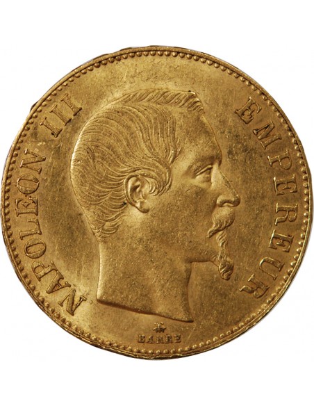 NAPOLEON III - 100 FRANCS OR 1859 BB STRASBOURG
