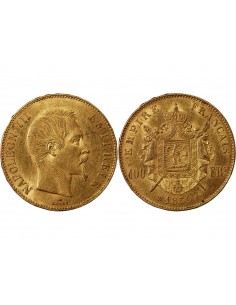 NAPOLEON III - 100 FRANCS OR 1859 BB STRASBOURG 2