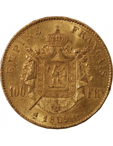 NAPOLEON III - ﻿100 FRANCS OR 1869 A PARIS