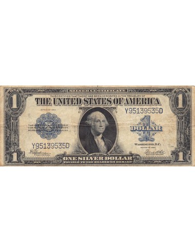 USA, GEORGE WASHINGTON - 1 SILVER DOLLAR 1923 - TB+