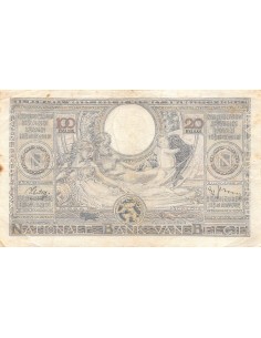 BELGIQUE - 100 FRANCS 11/07/1939 - PTTB 2
